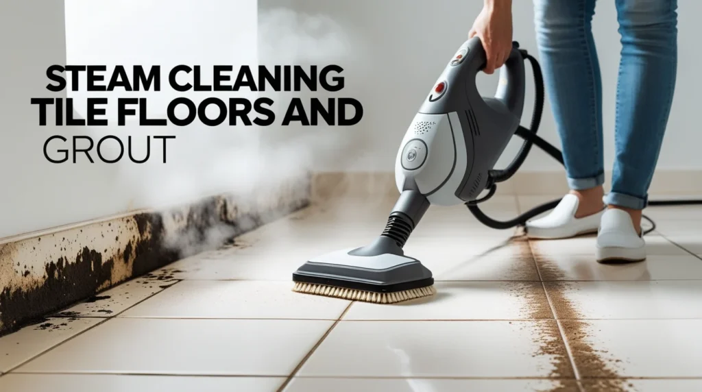 steam cleaning tile floors and grout