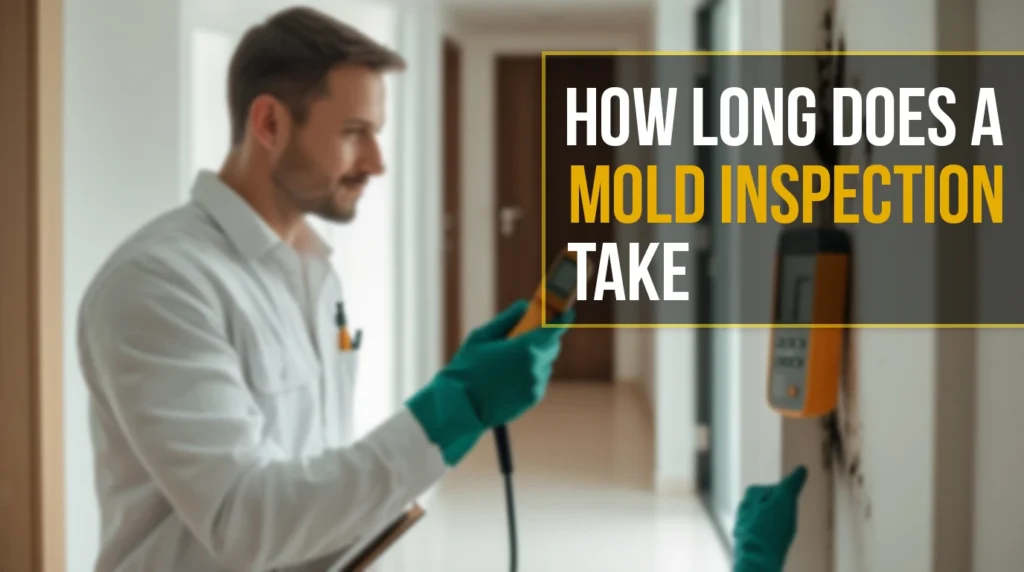 how long does a mold inspection take