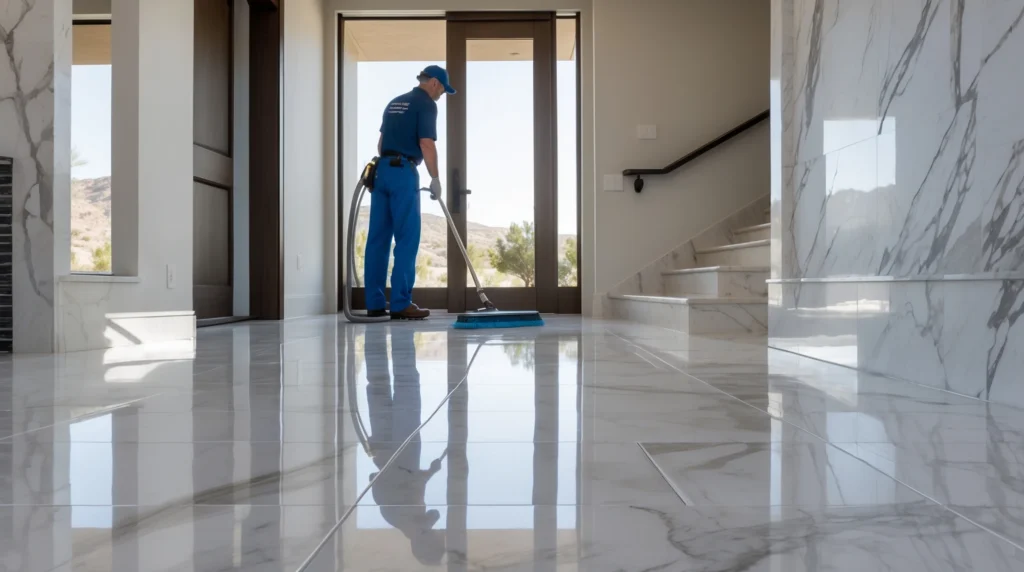 Cleaning Marble Tiles and Grout