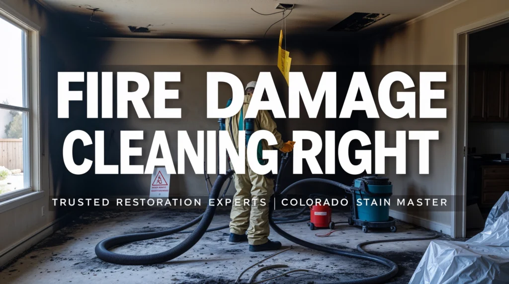Fire Damage cleaning