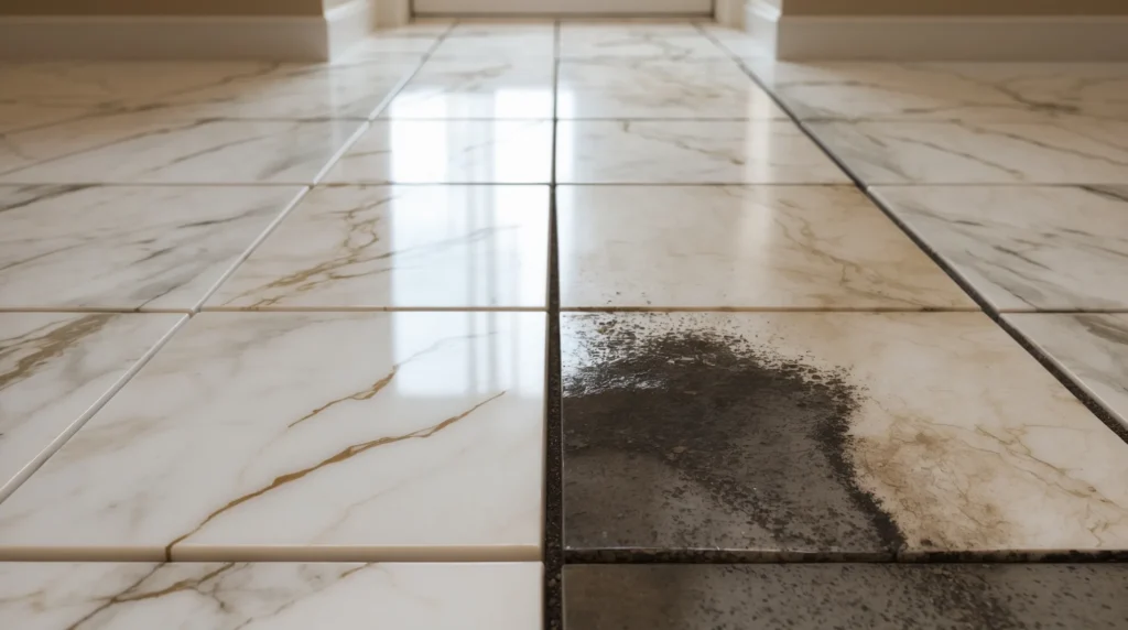 Why Proper Care for Marble Tile and Grout Matters