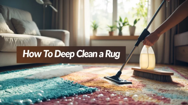 how to deep clean a rug
