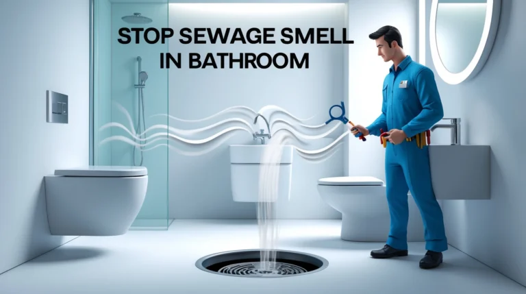 sewage smell in bathroom​