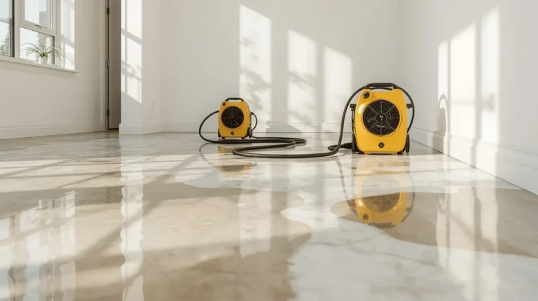 water damage restoration process