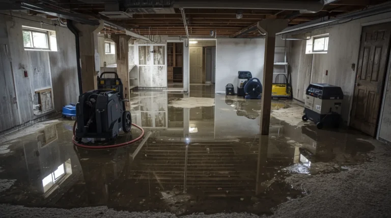 basement restoration water damage​