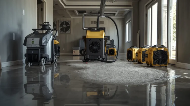 equipment for water damage restoration