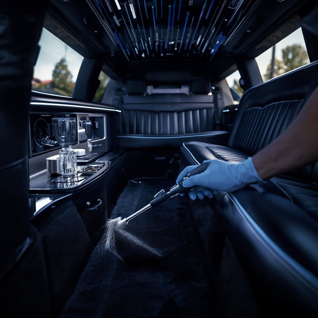 Limo Interior Cleaning and Detailing
