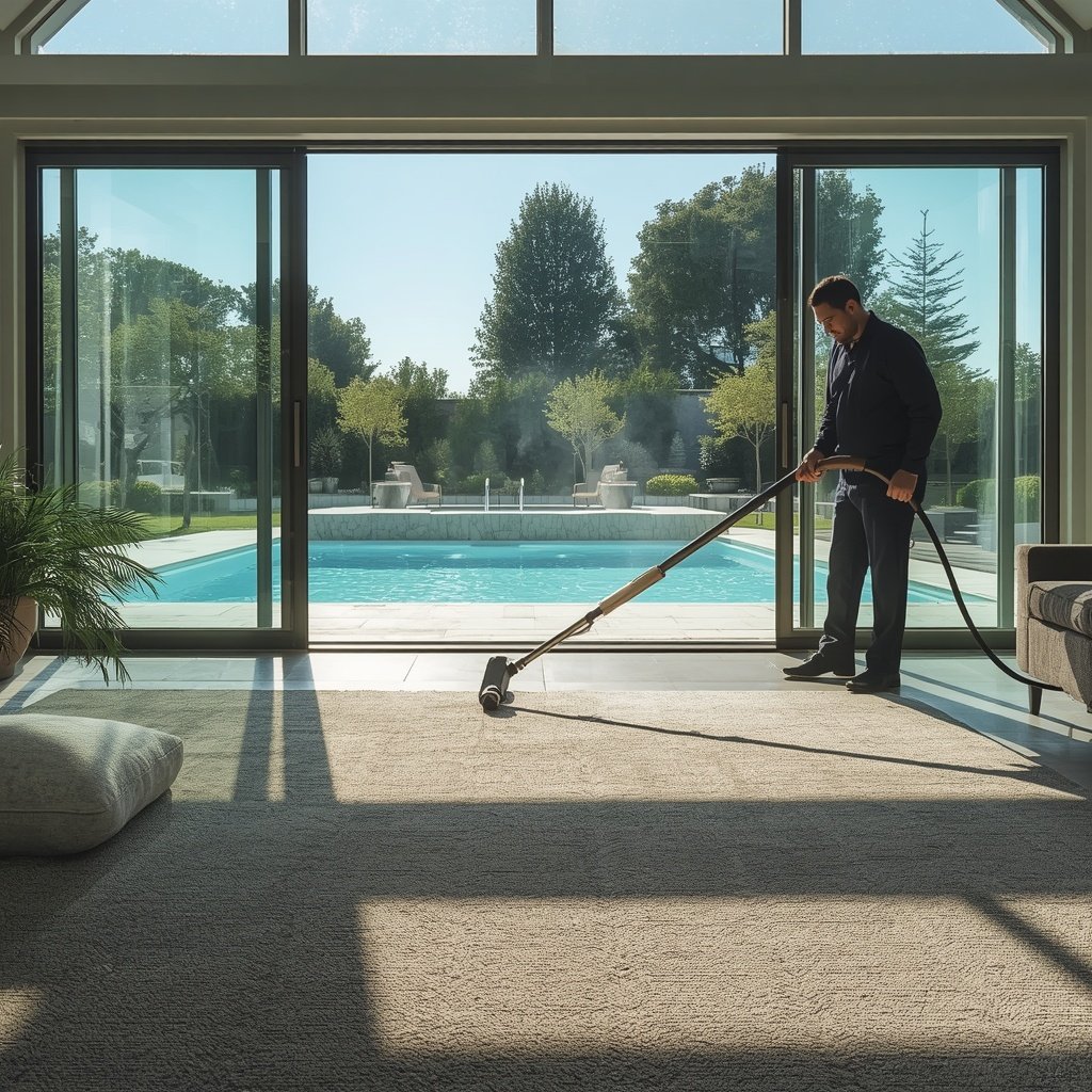 Pool House Interior and Exterior Cleaning